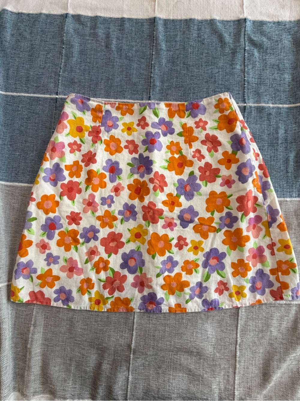Peppermayo Spring Days Linen Mini Skirt- Blooming - Picture 6 of 15